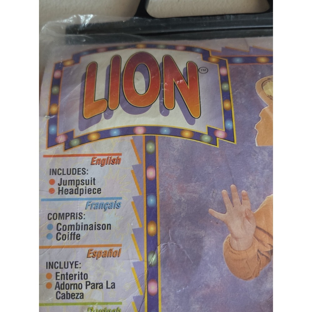 Vintage Rubie's Soft 'N Cuddly Lion Costume Child Size 2-4 Plush Halloween... - Picture 3 of 11